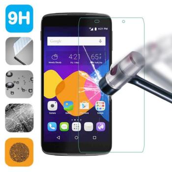 Alcatel One Touch Idol 3 4.7 (6039), Kijelzővédő fólia, ütésálló fólia, Tempered Glass (edzett üveg), Clear kép