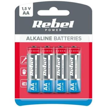 Alkáli elem REBEL LR6 4 db kép