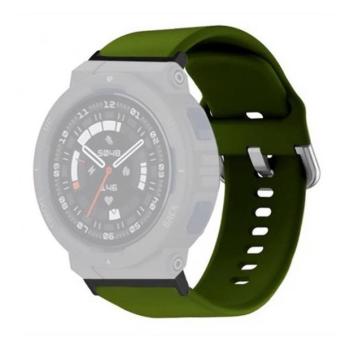 Amazfit Active Edge, szilikon pótszíj, állítható, sötétzöld kép