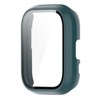 Amazfit Active, Műanyag védőkeret, kijelzővédő üveggel, közepesen ütésálló, szíj nélkül, sötétzöld kép