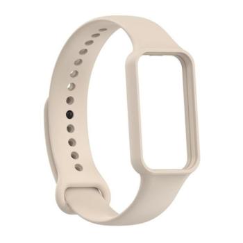 Amazfit Band 7, szilikon pótszíj, állítható, krém kép