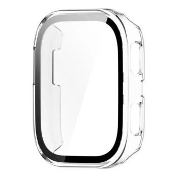 Amazfit Bip 6, Műanyag védőkeret, kijelzővédő üveggel, közepesen ütésálló, szíj nélkül, átlátszó kép