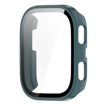 Amazfit Bip 6, Műanyag védőkeret, kijelzővédő üveggel, közepesen ütésálló, szíj nélkül, sötétzöld kép