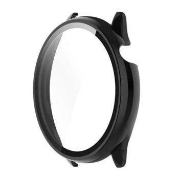 Amazfit GTR Mini, Műanyag védőkeret, kijelzővédő üveggel, közepesen ütésálló, szíj nélkül, fekete kép