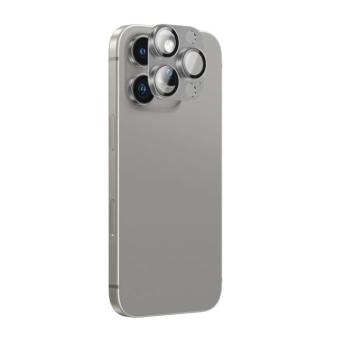 AmazingThing Aviation-Grade Alloy kamera lencse védő edzett üveg szürke szegéllyel iPhone 16 Pro/16 Pro Max kép