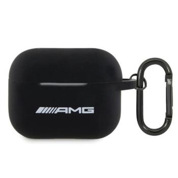 AMG AMAP2RBK AirPods Pro 2 tok fekete szilikon fehér logó kép
