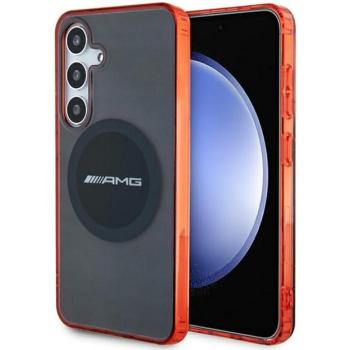 AMG AMHMS24SS23HBCK Samsung S24 S921 fekete keménytok Átlátszó Bicolor MagSafe kép