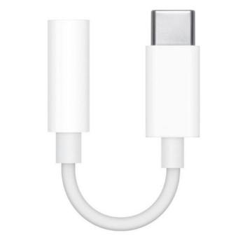 APPLE adapter kábel (3.5mm jack aljzat - Type-C, MU7E2ZM/A utód) FEHÉR kép