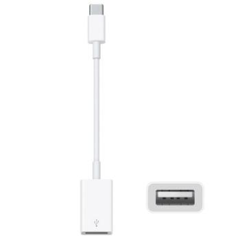 APPLE adapter kábel (USB aljzat - Type-C, 12cm, MJ1M2ZM/A utód) FEHÉR kép