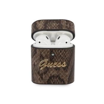Apple Airpods 1/2 GUESS GUACA2PUSNSMLBR Tartó - Barna kép