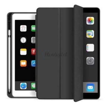 Apple iPad 10.2 (2019/2020/2021) tablet tok (Smart Case) on/off funkcióval, Apple Pencil tartóval - Tech-Protect - fekete (ECO csomagolás) kép