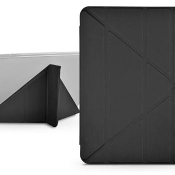 Apple iPad 10.9 (2022) tablet tok (Smart Case) on/off funkcióval, Apple Pencil tartóval - Devia Gremlin Series Case With Pencil Slot - fekete kép