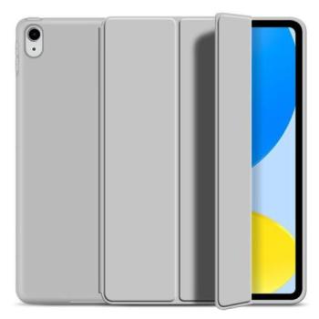 Apple iPad 10.9 (2022) tablet tok (Smart Case) on/off funkcióval - Tech-Protect - grey (ECO csomagolás) kép