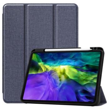 Apple iPad 11 2020 tablet tok toll tartóval, Kék kép