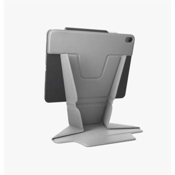 Apple iPad Air 13 (2024 / 2025), mappa tok, Apple Pencil tartóval, állvány funkció, Origami Smart Case, Uniq Ryzen 360, szürke kép