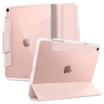 Apple iPad Air (2020 / 2022) / iPad Air 11 (2024 / 2025), mappa tok, légpárnás sarok, közepesen ütésálló, Apple Pencil tartóval, Smart Case, Spigen Ultra Hybrid Pro, átlátszó/vörösarany kép