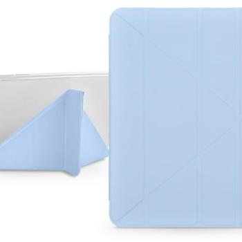 Apple iPad Air 4 (2020)/iPad Air 5 (2022) 10.9/iPad Pro 11 (2022) tablet tok (Smart Case) on/off funkcióval, Apple Pencil tartóval - Devia Gremlin Series Case With Pencil Slot - kék kép