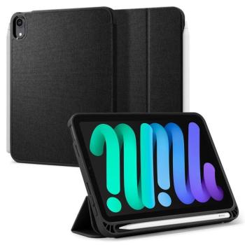 Apple iPad Mini (2021 / 2024) (8.3), mappa tok, Smart Case, Spigen Urban Fit, fekete kép