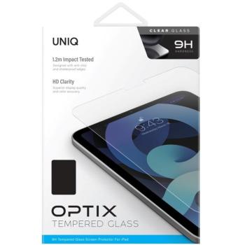 Apple iPad Pro 11 (2018 / 2020 / 2021 / 2022) / iPad Air (2020 / 2022), Kijelzővédő fólia, ütésálló fólia, Tempered Glass (edzett üveg), Uniq Optix Clear, Clear kép