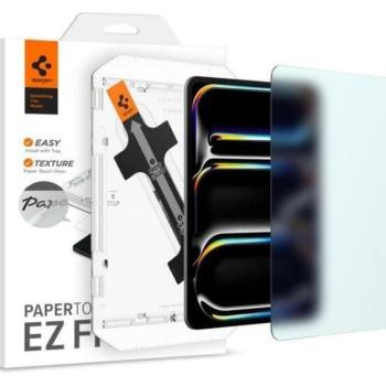 Apple iPad Pro 11 (2024), Kijelzővédő fólia, Matt, Spigen Paper Touch Ez Fit, Clear Prémium kép