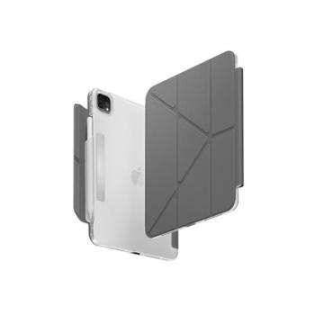 Apple iPad Pro 11 (2024), mappa tok, Apple Pencil tartóval, mágneses záródás, Origami Smart Case, Uniq Camden, szürke kép