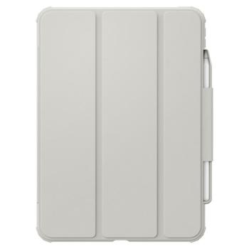 Apple iPad Pro 11 (2024), mappa tok, közepesen ütésálló, levehető előlap, Apple Pencil tartóval, Smart Case, Spigen AirSkin Pro, szürke kép