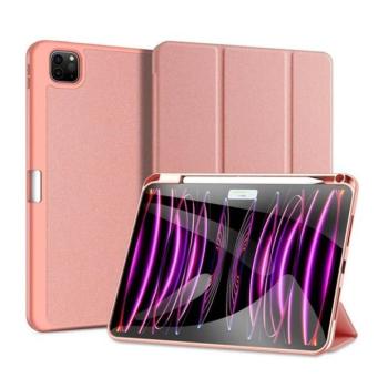 Apple iPad Pro 11 (2024), mappa tok, Smart Case, érintőceruza tartó, Dux Ducis Domo, rózsaszín kép