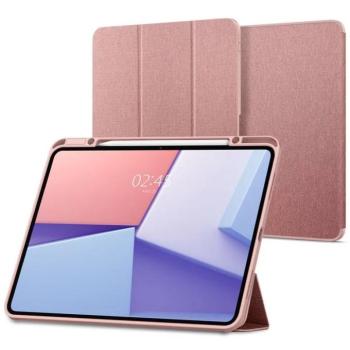 Apple iPad Pro 13 (2024), mappa tok, Smart Case, Spigen Urban Fit, vörösarany kép