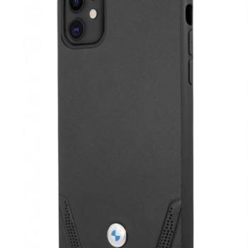 Apple iPhone 11 BMW BMHCN61RSWPK Bőr Hátlap - Fekete kép