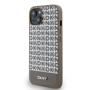 Apple iPhone 11 DKNY DKHMN61PSOSPW MagSafe Hátlap - Barna kép