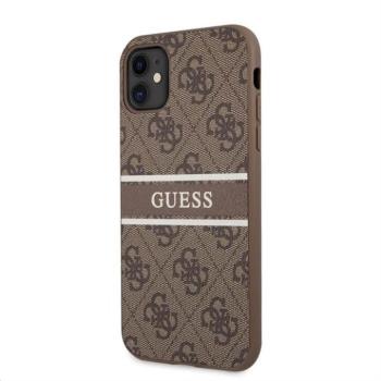 Apple iPhone 11 GUESS GUHCN614GDBR Hátlap - Barna kép