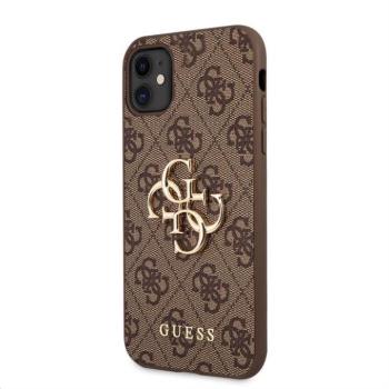 Apple iPhone 11 GUESS GUHCN614GMGBR Hátlap - Barna kép