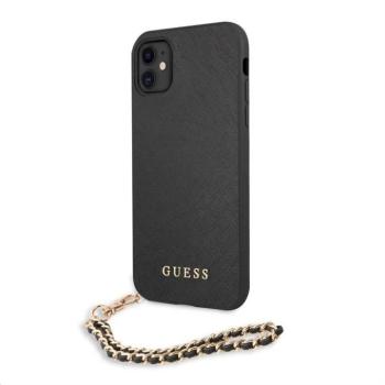 Apple iPhone 11 GUESS GUHCN61SASGBK Hátlap - Fekete kép