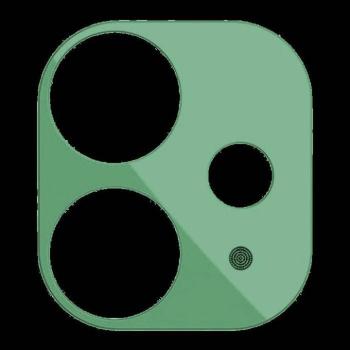Apple iPhone 11 Pro/11 Pro Max Joyroom JR-PF044 Knights 3D Fém Kamera Védő Üvegfólia - Sötétzöld kép