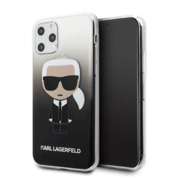 Apple iPhone 11 Pro KARL LAGERFELD KLHCN58TRDFKBK TPU Hátlap - Fekete kép