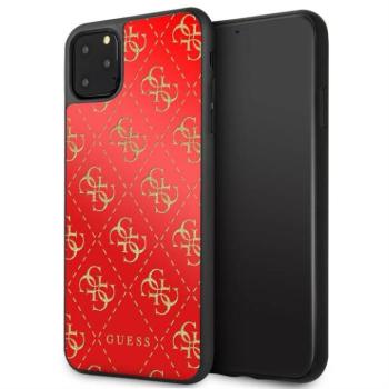 Apple iPhone 11 Pro Max GUESS GUHCN654GGPRE Hátlap - Piros kép