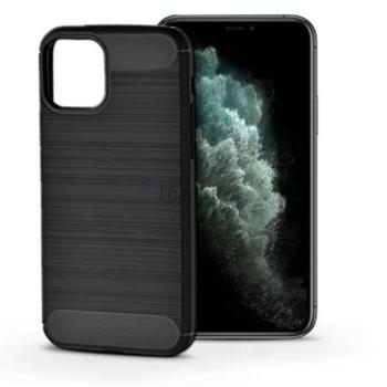 Apple iPhone 11 Pro Max szilikon hátlap - Carbon - fekete kép