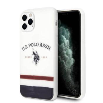 Apple iPhone 11 Pro Max U.S.Polo USHC65PCSTRB Hátlap - Fehér kép