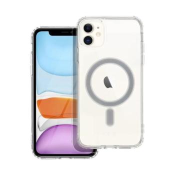 Apple iPhone 11, Szilikon tok, közepesen ütésálló, Magsafe kompatibilis, átlátszó kép