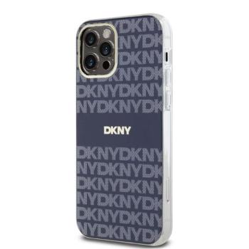 Apple iPhone 12/12 Pro DKNY DKHMP12MHRHSEB MagSafe Hátlap - Kék kép