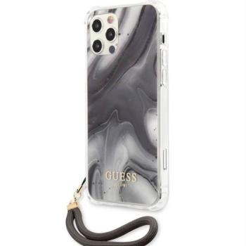 Apple iPhone 12/12 Pro GUESS GUHCN12MKSMAGR TPU Hátlap - Szürke kép