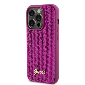 Apple iPhone 12/12 Pro GUESS GUHCP12MPSFDGSF Hátlap - Magenta kép