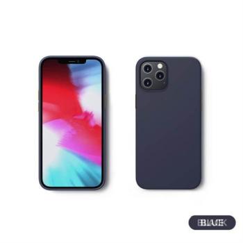 Apple iPhone 12/12 Pro JOYROOM JR-BP799 Liquid Silicon Hátlap - Sötétkék kép