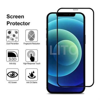 Apple iPhone 12/12 Pro Lito D+ PRO 2.5D Full Üvegfólia - Fekete kép