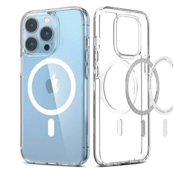 Apple iPhone 12/12 Pro szilikon hátlap - Clear Mag Cover - átlátszó kép