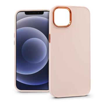 Apple iPhone 12/12 Pro szilikon hátlap - Frame - pink kép