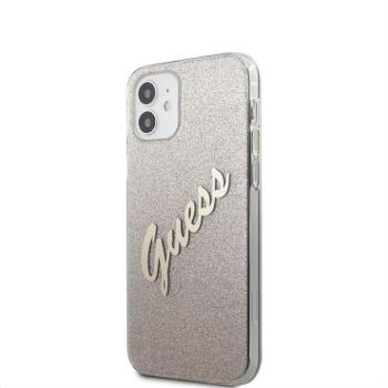 Apple iPhone 12 Mini GUESS GUHCP12SPCUGLSGO Hátlap - Arany kép
