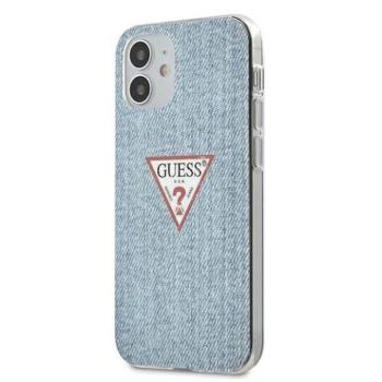 Apple iPhone 12 Mini GUESS GUHCP12SPCUJULLB Hátlap - Kék kép