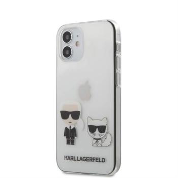 Apple iPhone 12 Mini KARL LAGERFELD KLHCP12SCKTR TPU Hátlap - Átlátszó kép