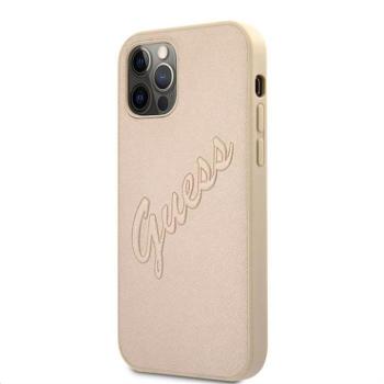 Apple iPhone 12 Pro Max GUESS GUHCP12LRSAVSLG Hátlap - Arany kép